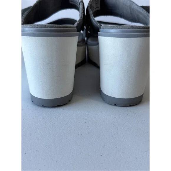 TIMBERLAND Koralyne Platform Wedge Leather Sandals Women’s US 8 EU 39 - Picture 5 of 11